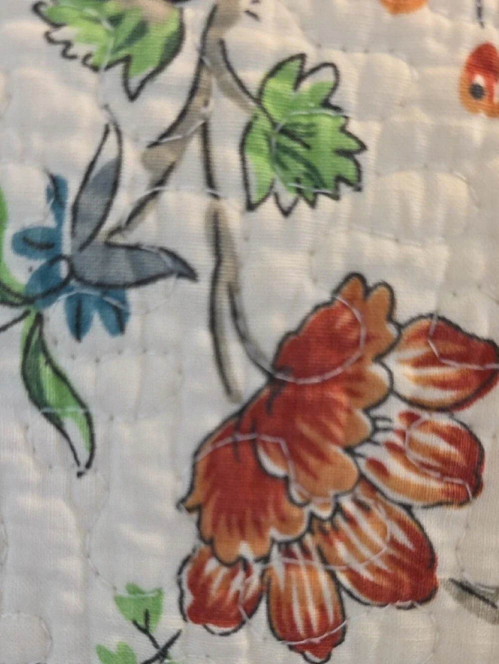 CMN Homes Floral Botanical Hawaiian Quilted Cotton Pillow Sham Set